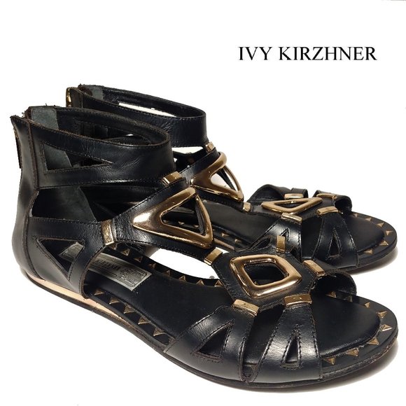 Ivy Kirzhner | Shoes | Ivy Kirzhner Brass Gladiator Sandal Sz 8m | Poshmark